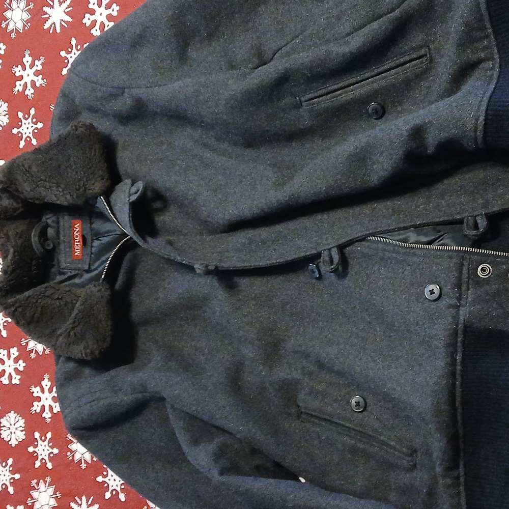 Wool jacket mens size xxl